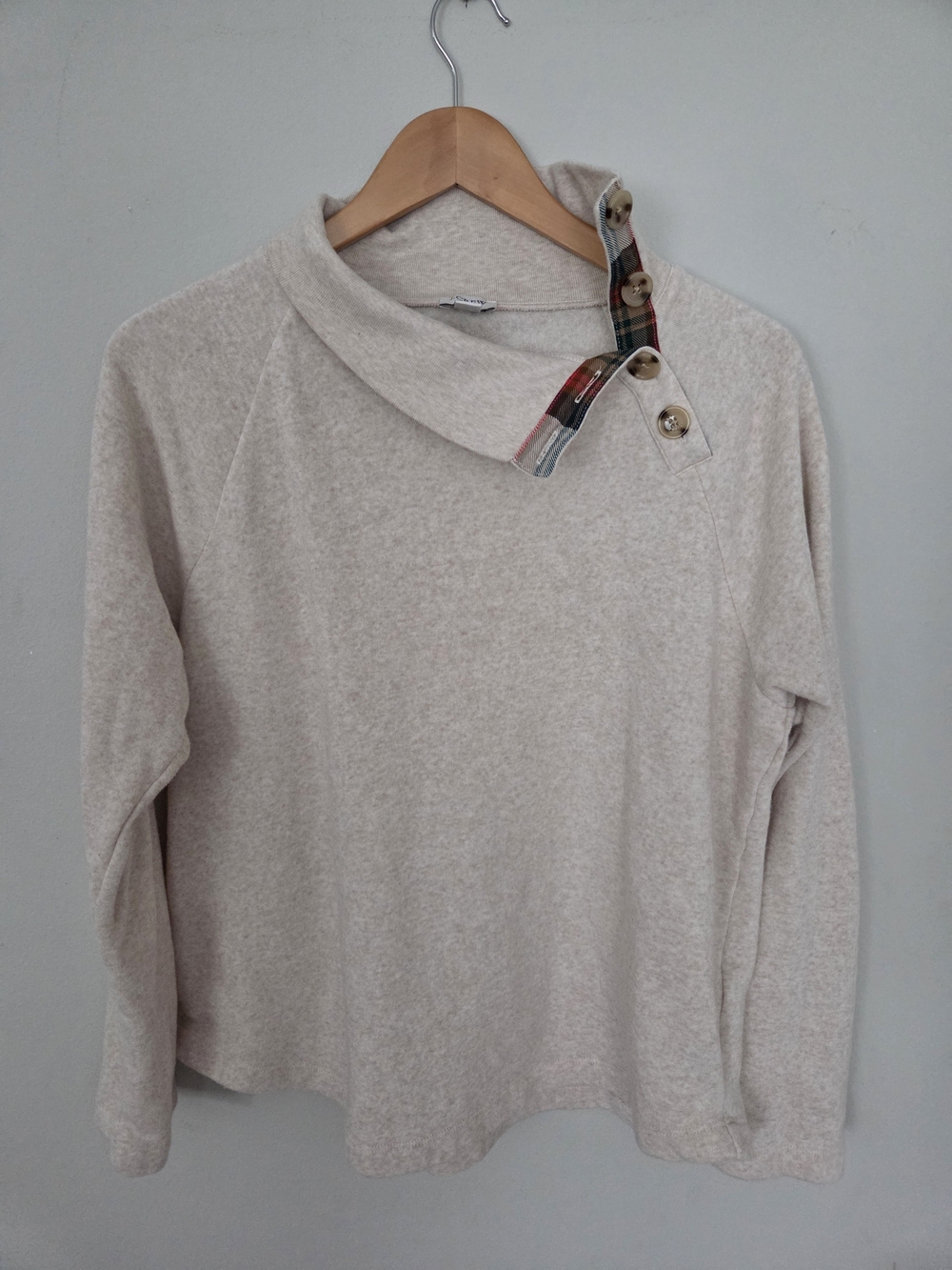 J. Crew Cream Crewneck Sweater